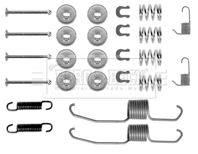 Accessory Kit, brake shoes (BBK6108)