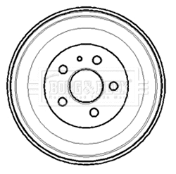 Brake Drum (BBR7100)