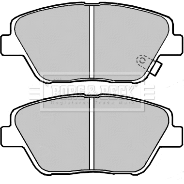 Brake Pad Set, disc brake (BBP2391)