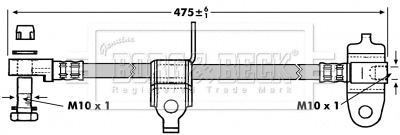 Brake Hose (BBH6996)