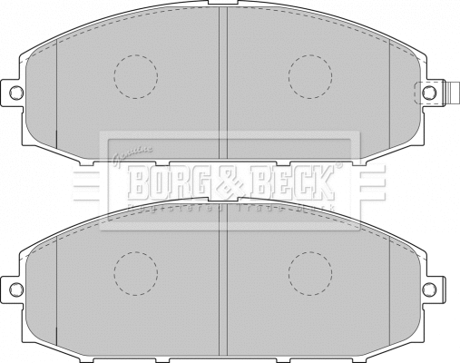 Brake Pad Set, disc brake (BBP1866)