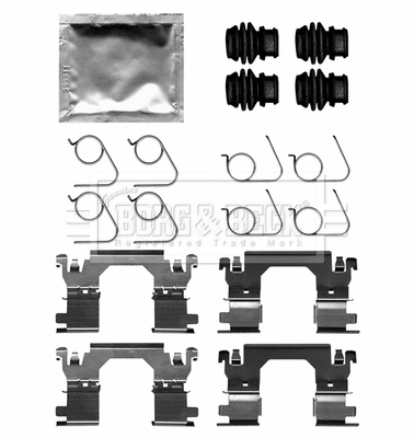 Accessory Kit, disc brake pad (BBK1650)