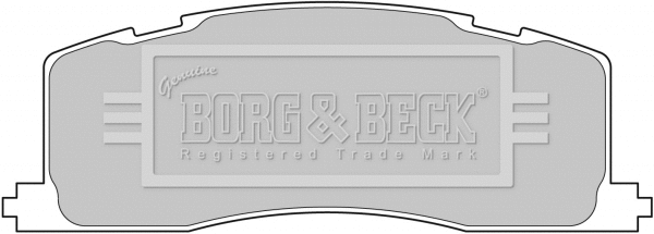 Brake Pad Set, disc brake (BBP1593)