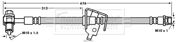 Brake Hose (BBH7735)