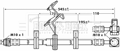 Brake Hose (BBH7087)