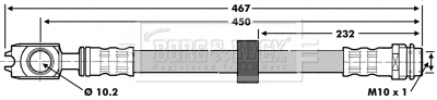Brake Hose (BBH6631)