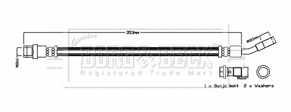 Brake Hose (BBH8776)