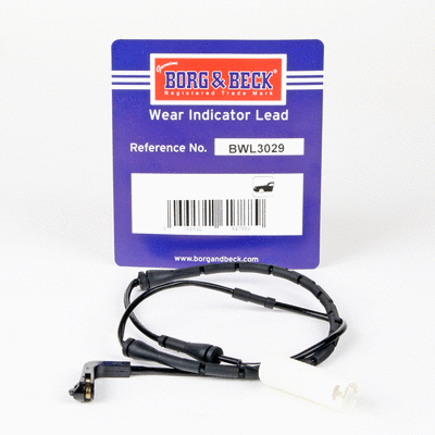 Warning Contact, brake pad wear