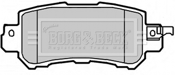 Brake Pad Set, disc brake (BBP2365)