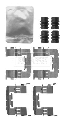 Accessory Kit, disc brake pad (BBK1595)