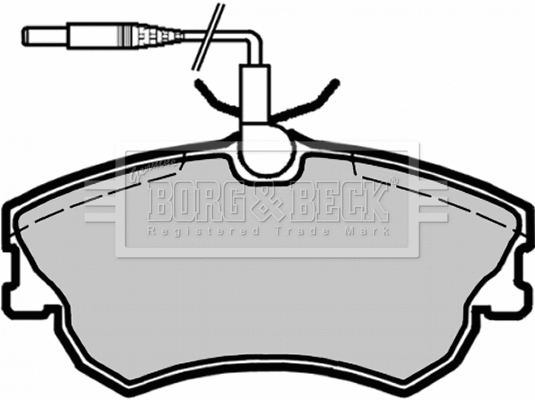 Brake Pad Set, disc brake (BBP1675)