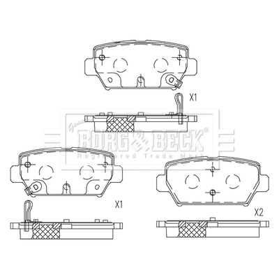 Brake Pad Set, disc brake
