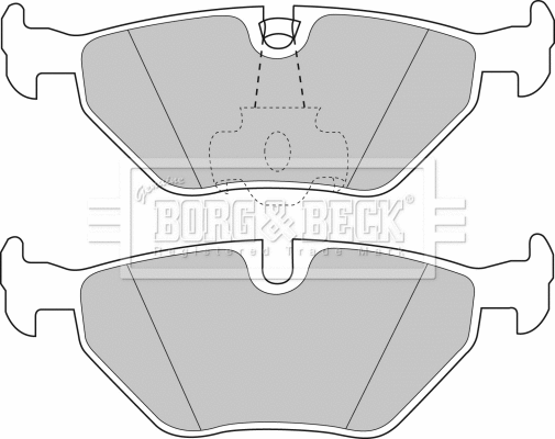 Brake Pad Set, disc brake (BBP1591)