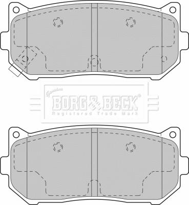Brake Pad Set, disc brake (BBP1793)