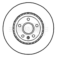 Brake Disc (BBD5843S)