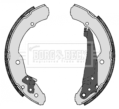 Brake Shoe Set (BBS6230)