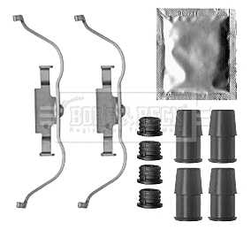 Accessory Kit, disc brake pad (BBK1352)
