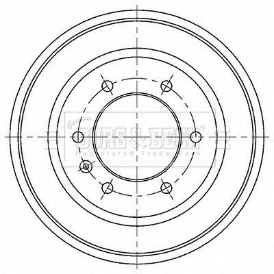 Brake Drum (BBR7272)