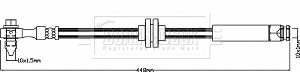 Brake Hose (BBH8383)