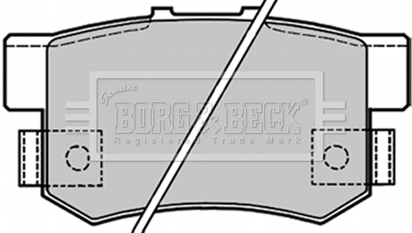 Brake Pad Set, disc brake (BBP1656)