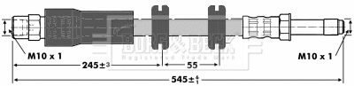 Brake Hose (BBH6812)