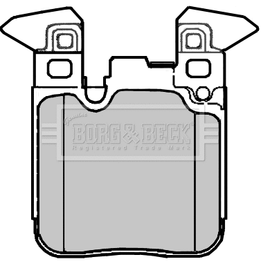 Brake Pad Set, disc brake (BBP2376)