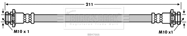 Brake Hose (BBH7666)