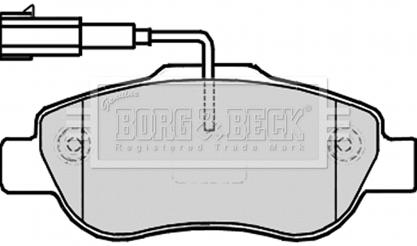 Brake Pad Set, disc brake (BBP2227)