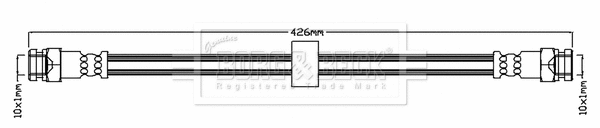 Brake Hose (BBH6706)
