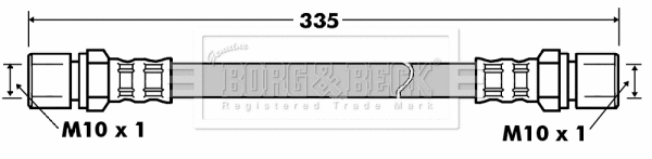 Brake Hose (BBH7199)