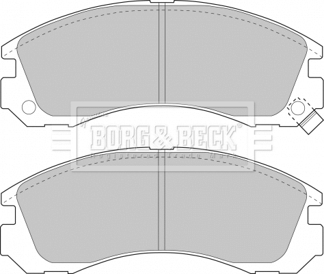 Brake Pad Set, disc brake (BBP1449)