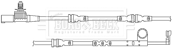 Warning Contact, brake pad wear (BWL3045)