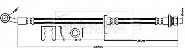 Brake Hose (BBH8399)