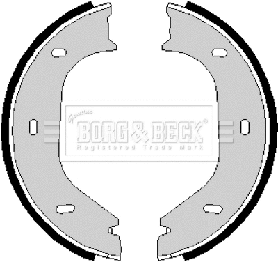 Brake Shoe Set, parking brake (BBS6138)