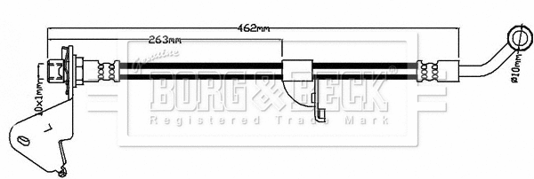 Brake Hose (BBH8050)