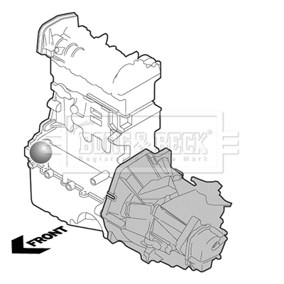 Mounting, engine