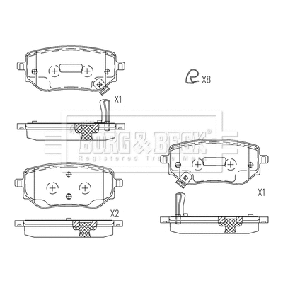 Brake Pad Set, disc brake