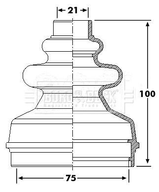 Bellow Kit, drive shaft (BCB6241)