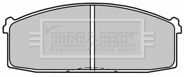 Brake Pad Set, disc brake (BBP1300)
