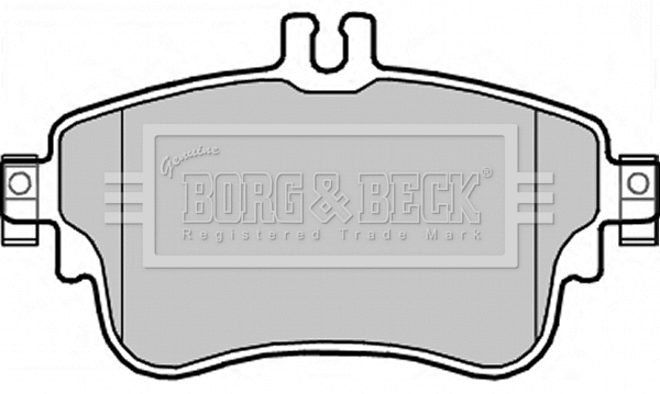 Brake Pad Set, disc brake (BBP2345)