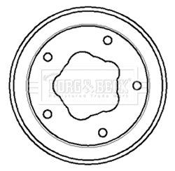 Brake Drum (BBR7058)