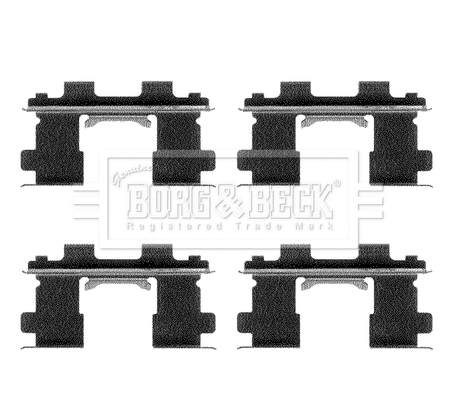 Accessory Kit, disc brake pad (BBK1114)