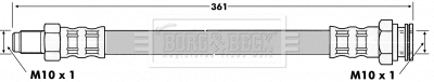 Brake Hose (BBH6509)