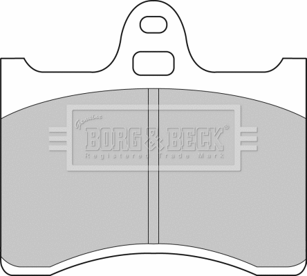 Brake Pad Set, disc brake (BBP1538)