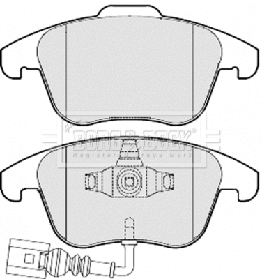 Brake Pad Set, disc brake (BBP2049)