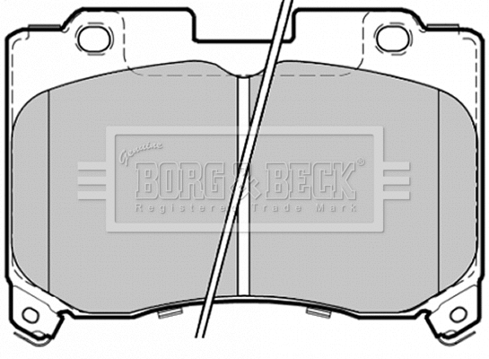 Brake Pad Set, disc brake (BBP1354)