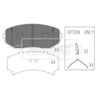 Brake Pad Set, disc brake