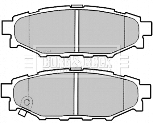 Brake Pad Set, disc brake (BBP2004)