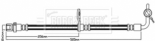 Brake Hose (BBH8243)