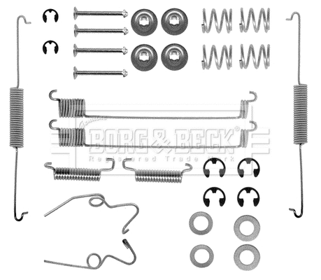 Accessory Kit, parking brake shoes (BBK6035)